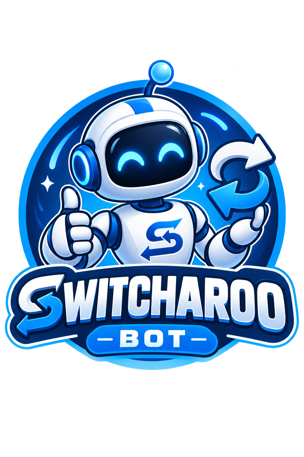 Switcharoo Bot mascot logo
